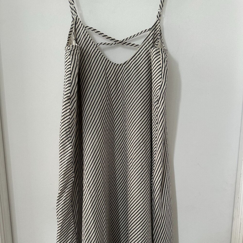 Nicobar brand Cotton Striped Slip Dress